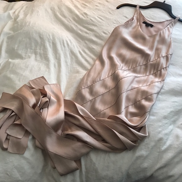 SOLD. Alexander Wang Silk Streamer Dress - Picture 7 of 12